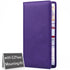 CANOPUS Big Purple Car Registration and Insurance Holder, PU Leather Card Holder, Vehicle Glove Box Organizer for Auto, SUV, Truck
